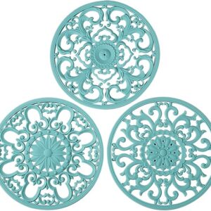 Silicone Trivet Mat - Heat Resistant Hot Pads for Countertops